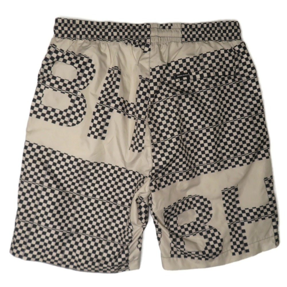 Bobblehaus Ripstop Shorts Men Large New BH Printed Ripstop Nylon Checkered Black - Picture 4 of 4
